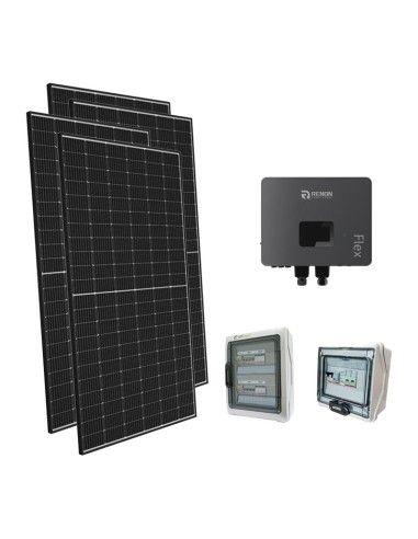 Einphasiges Photovoltaik-Set 6060W Wechselrichter Renon Power 6kW mit Netzwerk