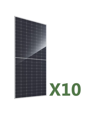 Set 10 Photovoltaik-Solarmodulen bifacial 585W Gesamt 5850W mono JA Solar