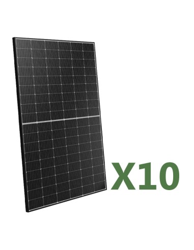 Set 10 Photovoltaik-Solarmodulen 425W Gesamt 4250W mono PEIMAR schwarzer Rahmen