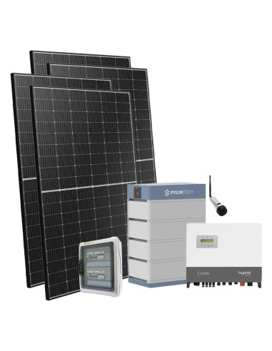 Kit fotovoltaico Off-Grid 10200W inversor Solis 10kW litio Pylontech 14.20kWh