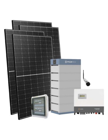 Kit fotovoltaico Off-Grid 10200W inversor Solis 10kW litio Pylontech 21.30kWh