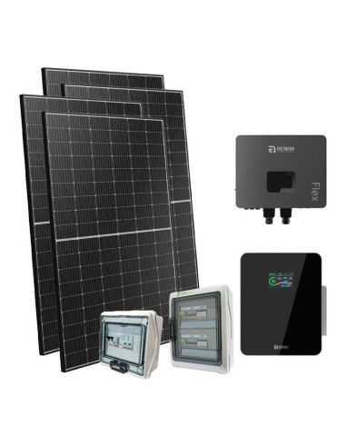 Einphasiges Photovoltaik-Kit 6800W Plus Renon Power 6kW Lithium Xcellent 5.12kWh