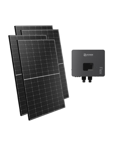 Serie Base: vendita online Kit fotovoltaico monofase 6800W inverter Renon Power 6kW connesso in rete