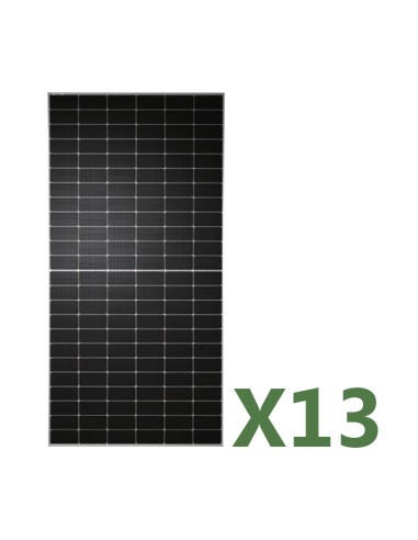 Set 13 panneaux solaire photovoltaïque 590W total 7670W monocristallin TW Solar