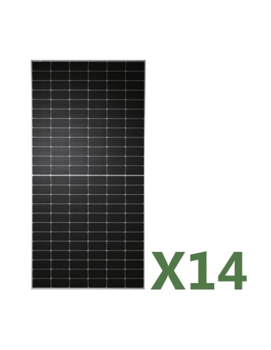 Set 14 panneaux solaire photovoltaïque 590W total 8260W monocristallin TW Solar