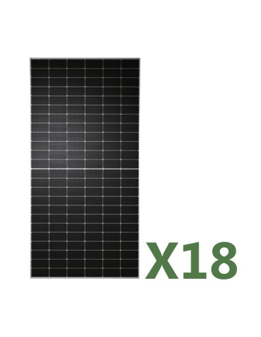 Set 18 panneaux solaire photovoltaïque 590W total 10620W monocristallin TW Solar