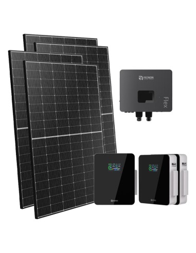 Einphasiges Photovoltaik-Kit 5100W Renon Power 4.6kW Lithium Xcellent 15.36kWh