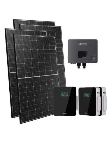 Kit photovoltaïque monophasé 5100W Renon Power 4.6kW lithium Xcellent 15.36kWh