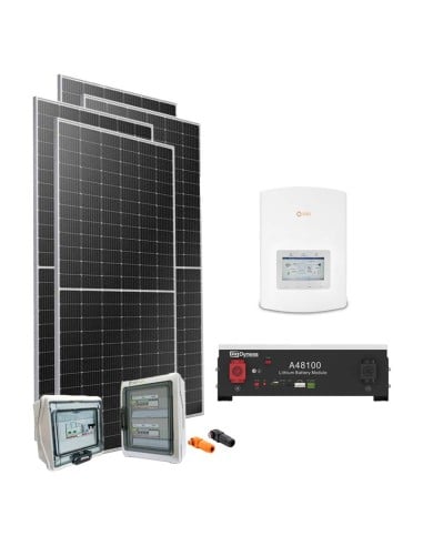 Serie Plus: vendita online Kit fotovoltaico monofase 5600W PLUS inverter Solis 5kW A48100 Dyness 4.8kWh