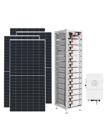 Serie Pro: vendita online Kit fotovoltaico trifase 30160W inverter 30kW DEYE litio BOS-GM 30.72kWh