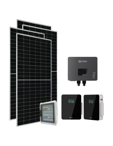 Off-Grid single-phase photovoltaic kit 5500W Renon Power 4.6kW Xcellent 10.24kWh