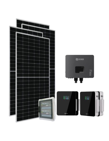 Off-Grid single-phase photovoltaic kit 6600W Renon Power 6kW Xcellent 20.48kWh