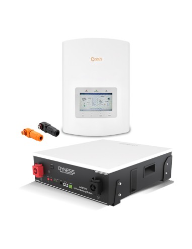 Solis con batterie Dyness: vendita online Sistema di accumulo monofase inverter Solis 5kW batteria A48100 Dyness 4.8kWh