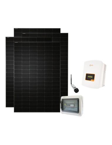 Kit Fotovoltaico 2150W inversor monofásico Soils mini 2kW conectado a la red