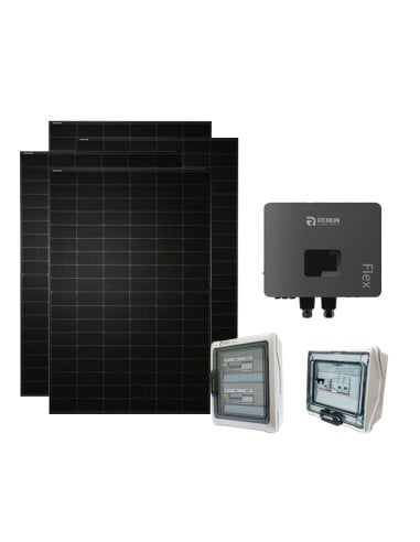 Kit fotovoltaico monofásico 6020W inversor Renon Power 6kW entrada cero