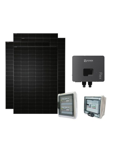 Kit photovoltaïque monophasé 6020W onduleur Renon Power 6kW connecté au réseau