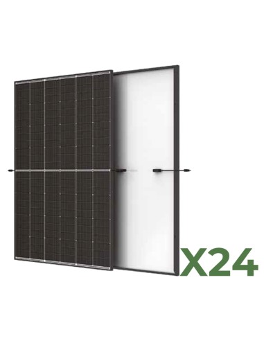 Set de 24 panneaux photovoltaïques 450W total 10800W mono TRINASOLAR Vertex S+