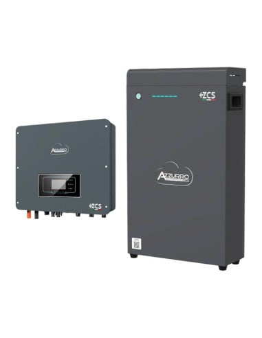 Single-phase storage system 3kW inverter Zucchetti LV ZSX5000 S lithium 5.1kWh