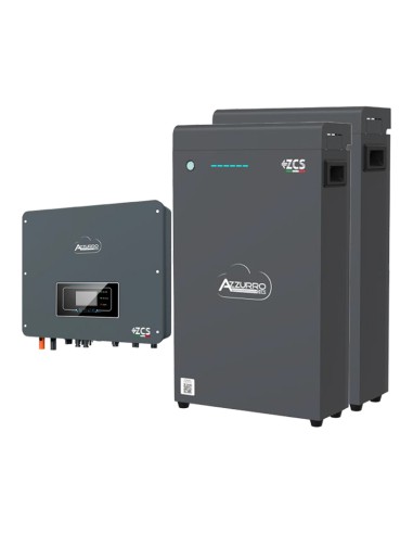 Single-phase storage system 4kW inverter Zucchetti LV ZSX5000 S lithium 10.2kWh