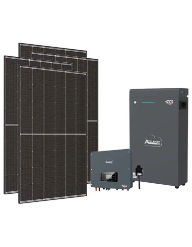 Einphasige Photovoltaik-Kit 3600W-inverter Zucchetti 3kW Akku ZSX5000 S 5.1kWh