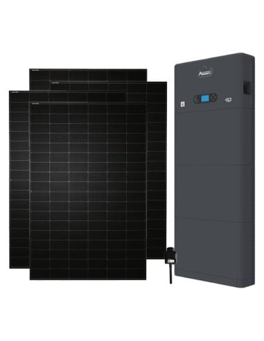 Single-phase photovoltaic kit 4300W Zucchetti inverter 3kW lithium 5.12kWh