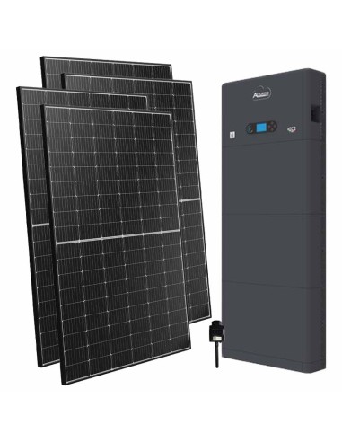 Serie Pro: vendita online Kit fotovoltaico monofase 4250W inverter Zucchetti 3kW accumulo litio 5.12kWh