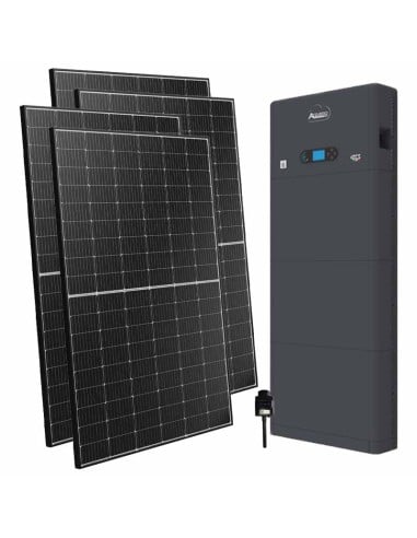 Single-phase photovoltaic kit 4250W Zucchetti inverter 3kW lithium 5.12kWh