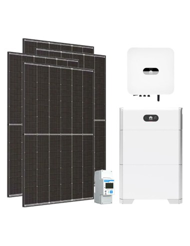 Einphasiger Photovoltaik-Kit 3600W-inverter Huawei 3kW lithium LUNA2000 10kWh