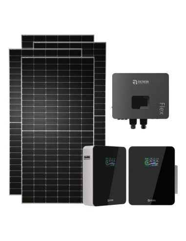 Einphasiges Photovoltaik-Kit 5900W Renon Power 4.6kW Lithium Xcellent 10.24kWh