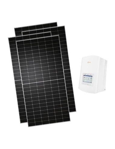 Einphasiges Photovoltaik-kit 3540W Solis Wechselrichter 3kW für Akkumulation