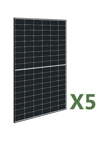 Set de 5 panneaux solaire photovoltaïques 435W total 2175W mono Astronergy N5s