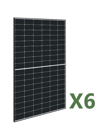 Set de 6 panneaux solaire photovoltaïques 435W total 2610W mono Astronergy N5s