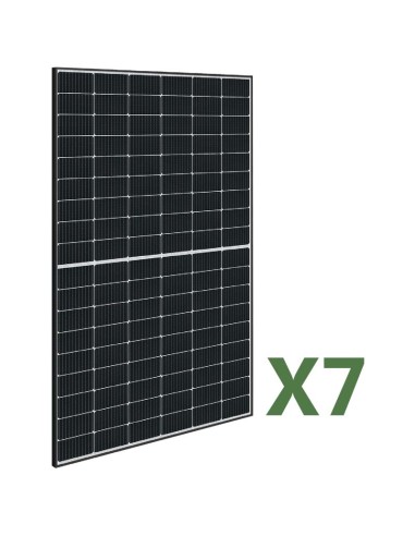 Set pannelli fotovoltaici: vendita online Set di 7 pannelli solari fotovoltaici 435W tot. 3045W mono Astronergy N5s