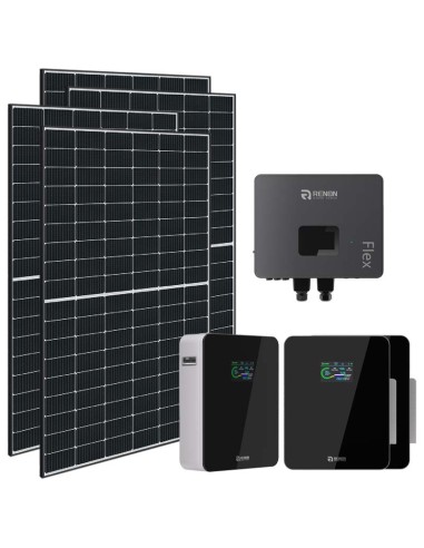 Einphasiges Photovoltaik-Kit 6090W Renon Power 6kW Lithium Xcellent 15.36kWh