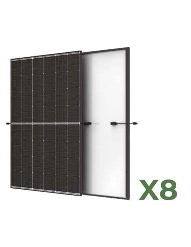 Set 8 TRINASOLAR Vertex S+ 435W Gesamt 3480W Mono Photovoltaik-Solarmodul