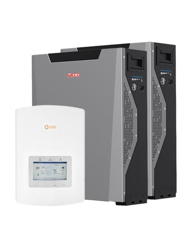 Single-phase storage system Solis inverter 3.6kW lithium battery Weco 10.7kWh