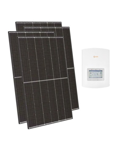 Single-phase photovoltaic kit 3600W Solis inverter 3kW designed for storage