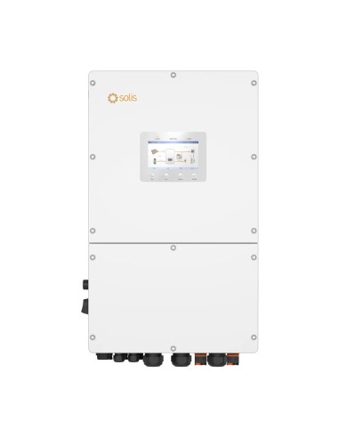 Onduleur hybride triphasés 30kW Solis S6 3 MPPT sectionneur CC photovoltaïque