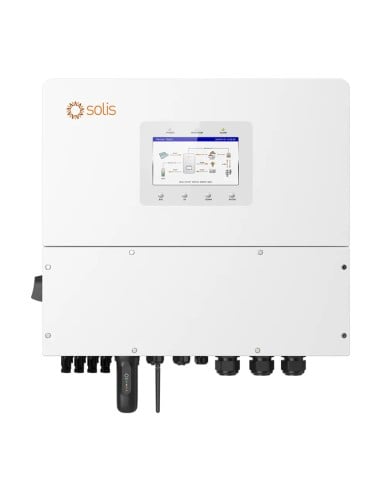 Onduleur hybride triphasés 15kW Solis S6 4 MPPT sectionneur CC photovoltaïque