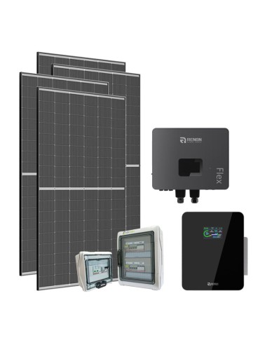 Serie Plus: vendita online Kit fotovoltaico monofase 6300W Plus Renon Power 4.6kW litio Xcellent 5.12kWh