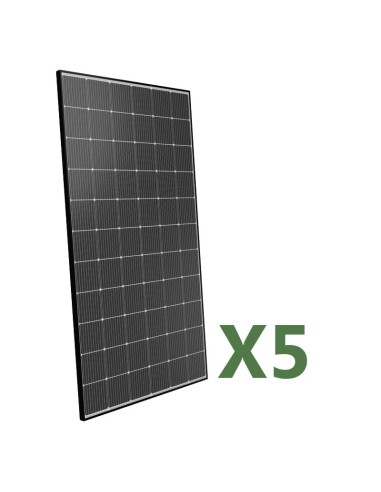 Set of 5 Peimar 505W total 2525W mono photovoltaic solar panel Made in Italy