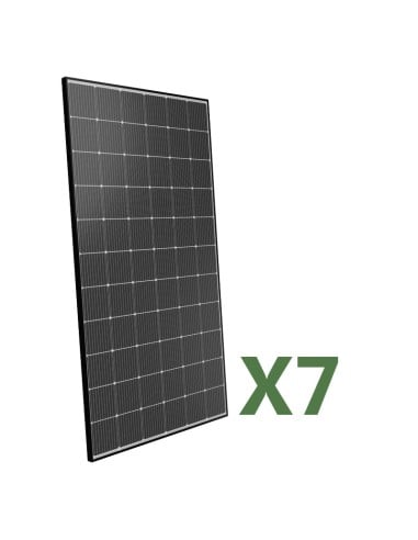 Set pannelli fotovoltaici: vendita online Set di 7 pannelli solari fotovoltaici 505W tot. 3535W mono Peimar Made in Italy