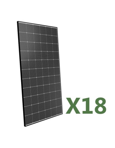 Set of 18 Peimar 505W total 9090W mono photovoltaic solar panel Made in Italy