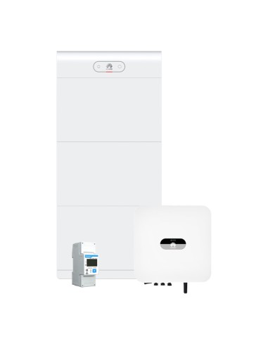 Système stockage monophasé onduleur Huawei 4.6kW batterie lithium LUNA2000 21kWh