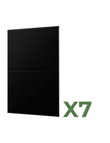 Set 7 AIKO Full Black 445W Gesamt 3115W monokristallines Photovoltaik-Solarmodul