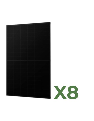 Set 8 AIKO Full Black 445W Gesamt 3560W monokristallines Photovoltaik-Solarmodul