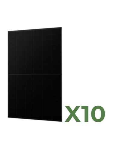 Set 10 AIKO Full Black 445W Gesamt 4450W monokristallines Photovoltaik-Solarmodul