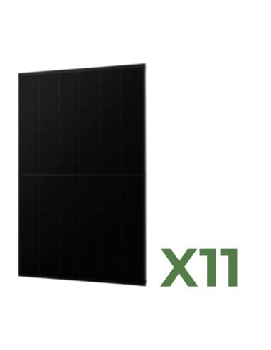 Set 11 AIKO Full Black 445W Gesamt 4895W monokristallines Photovoltaik-Solarmodul