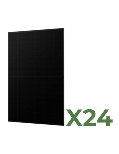 Set of 24 AIKO Full Black 445W total 10680W mono photovoltaic solar panels