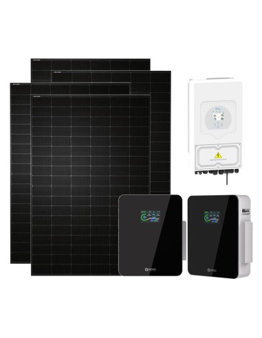 Kit photovoltaïque monophasé 6880W onduleur Deye 6kW lithium Xcellent 10.24kWh